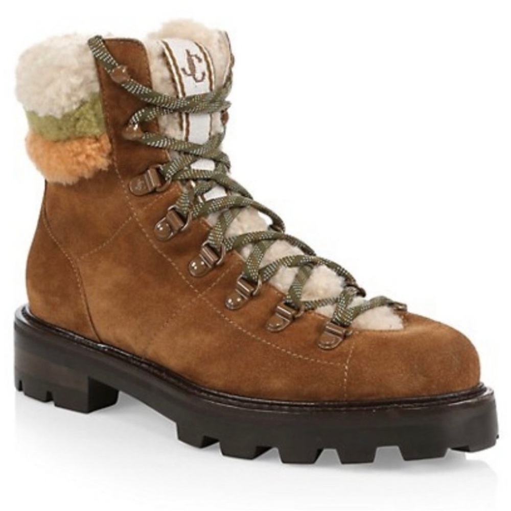 jimmy choo eshe hiker boots 39 new